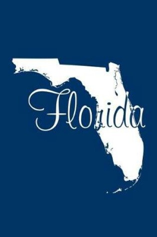 Cover of Florida - Navy Blue Lined Notebook with Margins