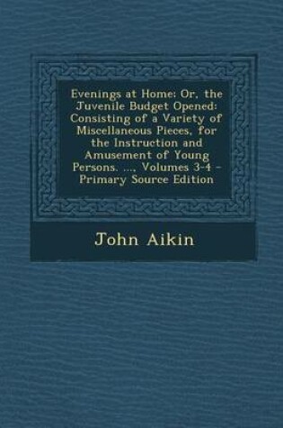 Cover of Evenings at Home, Volume III