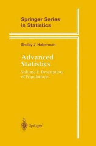 Cover of Advanced Statistics