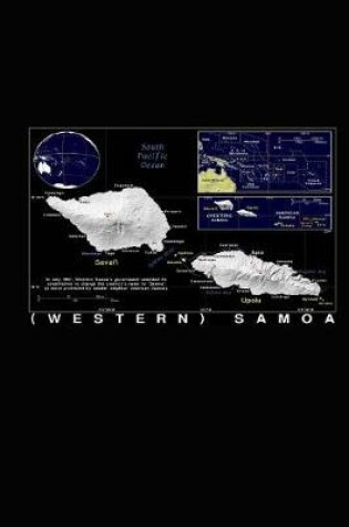 Cover of Modern Day Color Map of Western Samoa Journal