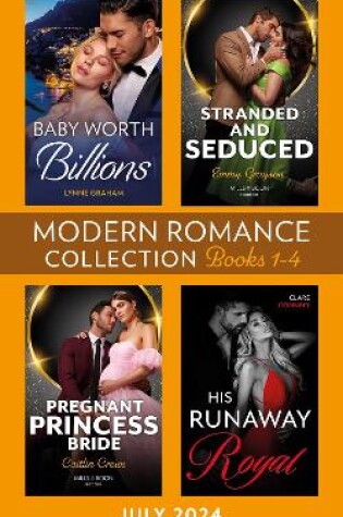 Cover of Modern Romance July 2024 Books 1-4