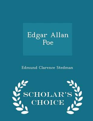 Book cover for Edgar Allan Poe - Scholar's Choice Edition