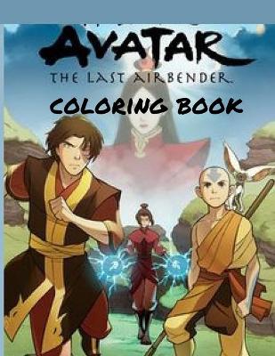 Book cover for AVATAR THE LAST AIRBENDER Coloring Book