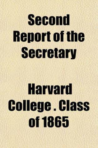 Cover of Second Report of the Secretary