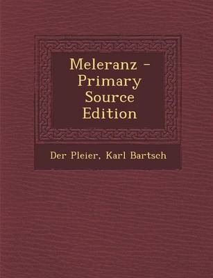 Book cover for Meleranz - Primary Source Edition