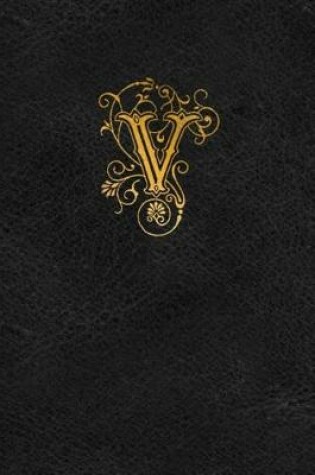 Cover of Old English Monogram Journal - Letter V