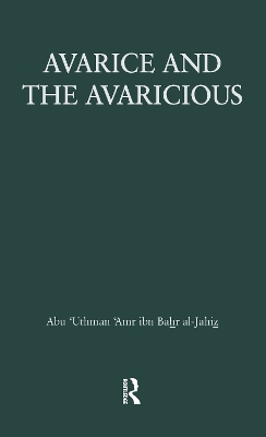 Cover of Avarice & The Avaricious