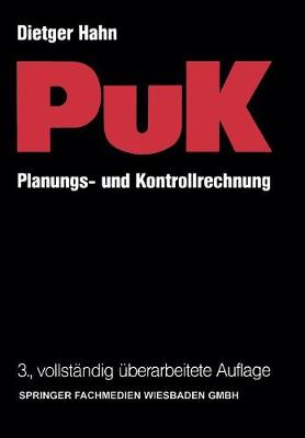 Book cover for Planungs- und Kontrollrechnung — PuK