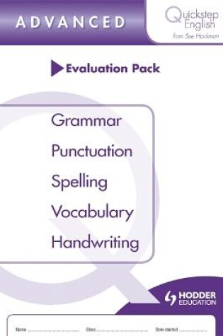 Cover of Quickstep English Advanced Stage Evaluation Pack