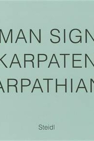 Cover of Roman Signer: Karpaten/Carpathians