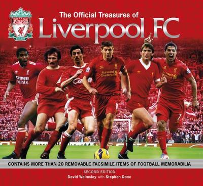 Book cover for The Official Treasures of Liverpool FC