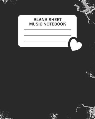 Book cover for Blank Sheet Music Notebook