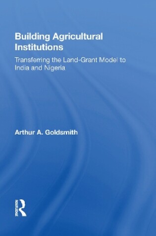 Cover of Building Agricultural Institutions