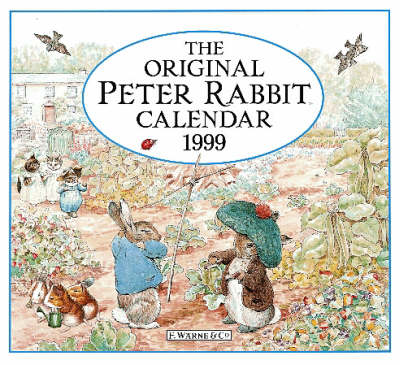 Book cover for The Original Peter Rabbit Calendar 1999