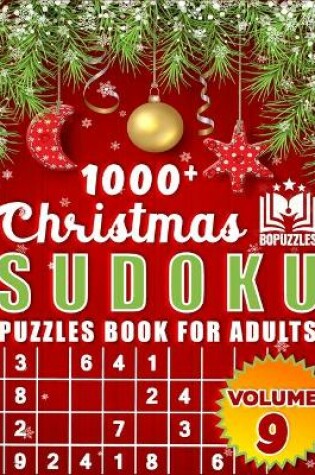 Cover of 1000+ Christmas Sudoku Puzzles Volume 9