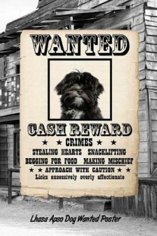 Cover of Lhasa Apso Dog Wanted Poster