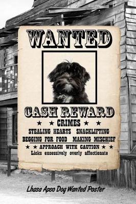 Book cover for Lhasa Apso Dog Wanted Poster