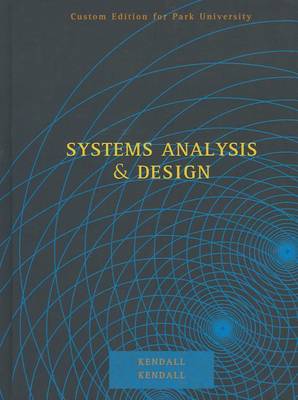 Book cover for Systems Analysis and Design, Custom Edition for Park University