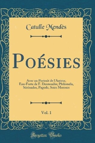 Cover of Poésies, Vol. 1