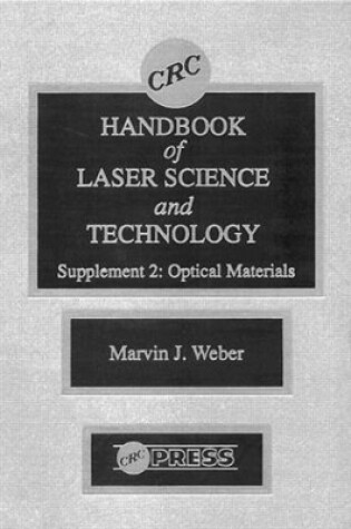 Cover of CRC Handbook of Laser Science and Technology Supplement 2