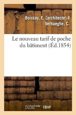 Cover of Le nouveau tarif de poche du bâtiment