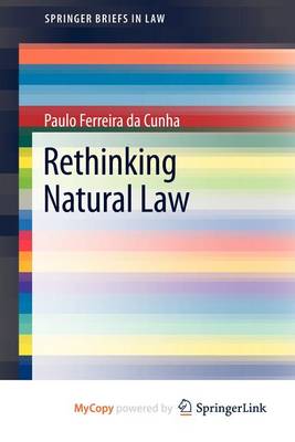 Cover of Rethinking Natural Law