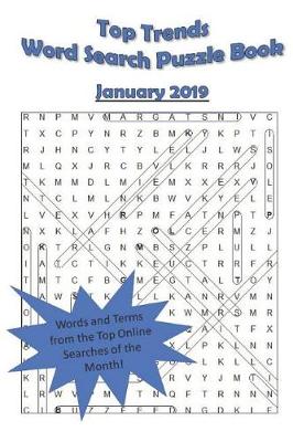 Book cover for Top Trends Word Search Puzzle Book