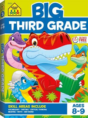 Cover of School Zone Big Third Grade Workbook