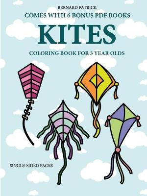 Book cover for Coloring Book for 3 Year Olds (Kites)