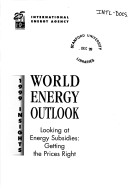 Book cover for World Energy Outlook - 1999 Insights: Looking at Energy Subsidies: Getting the Prices Right