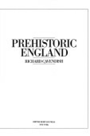 Cover of Prehistoric England