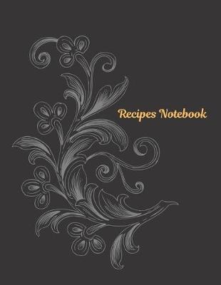 Book cover for Vol1 Recipes Notebook Journal Present