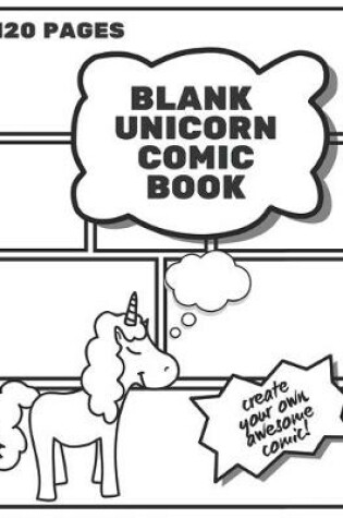 Cover of Blank Unicorn Comic Book