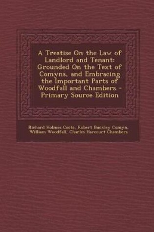 Cover of A Treatise on the Law of Landlord and Tenant