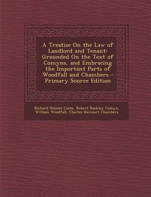 Book cover for A Treatise on the Law of Landlord and Tenant