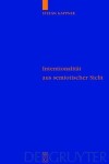 Book cover for Intentionalitat Aus Semiotischer Sicht