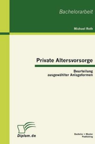 Cover of Private Altersvorsorge