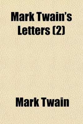 Book cover for Mark Twain's Letters (2)