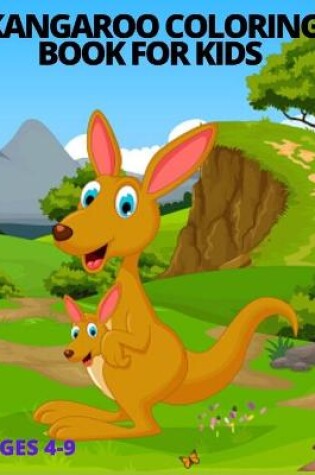 Cover of Kangaroo Fun Kids Coloring Book
