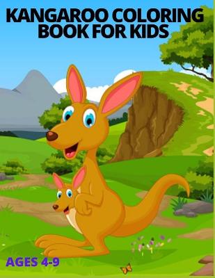 Book cover for Kangaroo Fun Kids Coloring Book