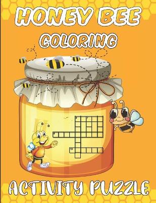 Book cover for Honey Bee Coloring Activity Book