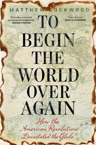 Cover of To Begin the World Over Again