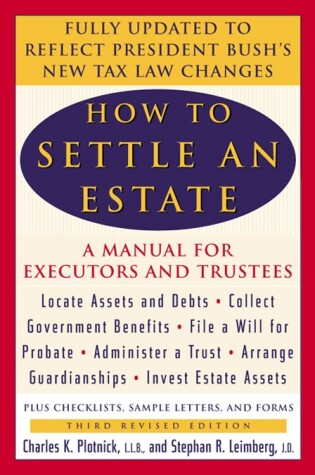 Cover of How to Settle an Estate