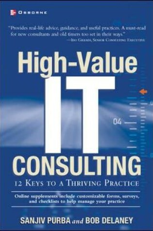 Cover of High-Value IT Consulting: 12 Keys to a Thriving Practice