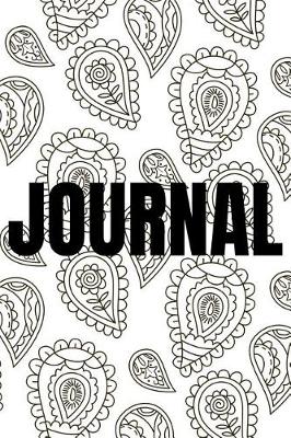 Book cover for Paisley Background Lined Writing Journal Vol. 26