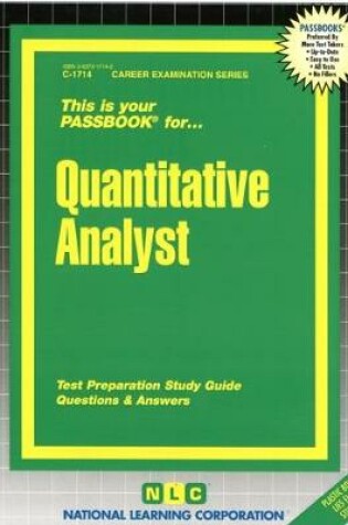 Cover of Quantitative Analyst