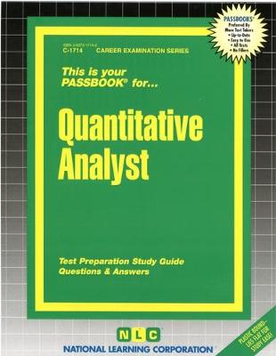 Book cover for Quantitative Analyst