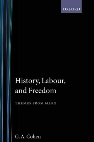 Cover of History, Labour, and Freedom