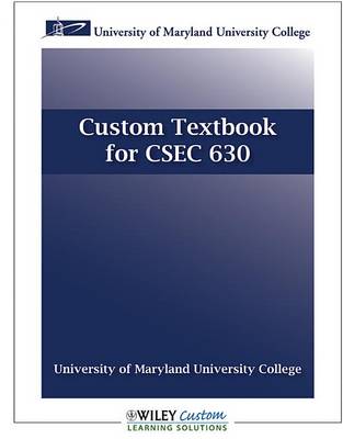 Book cover for Custom Textbook for CSEC 630