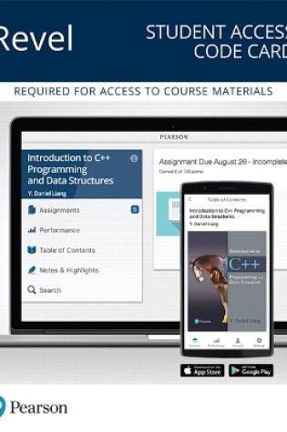Cover of Revel for Introduction to C++ Programming and Data Structures -- Access Card